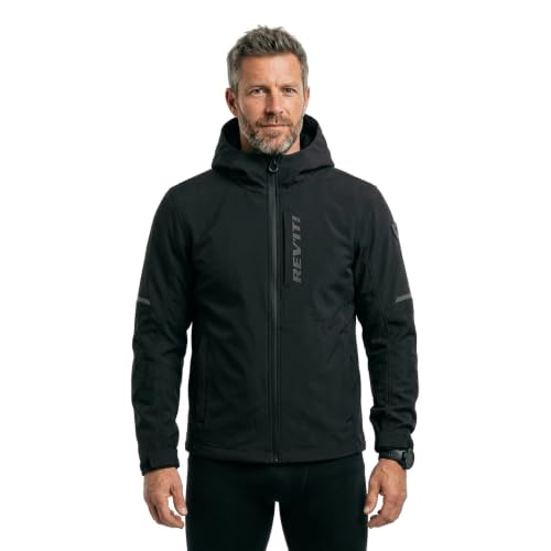 Image of REV'IT! Revit Traffic 2 H2O Waterproof Motorcycle Textile Jacket, Black, S