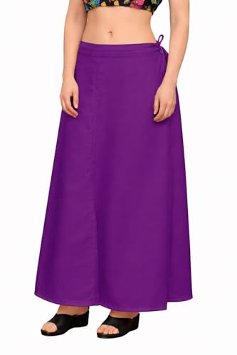 Image of CITIX Pure Cotton Petticoat for Woman Saree | Adujastable Drawstring Waist