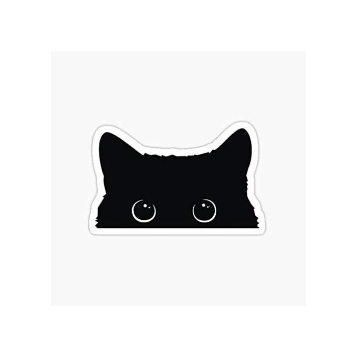 Buy Cute Black Cat Sticker Sticker Graphic Stickers for Water