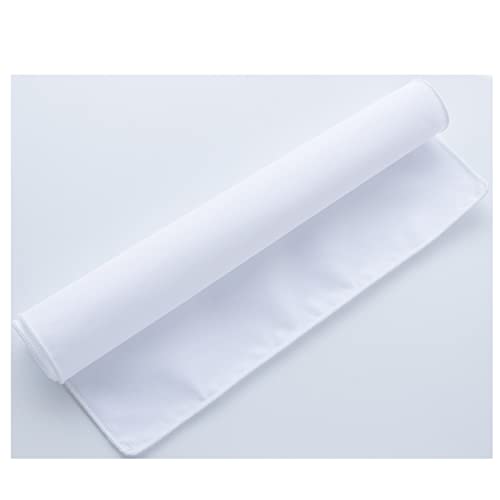 Image of 3-Pk Mens Cotton White Pocket Square with Color Border(10 Colors)