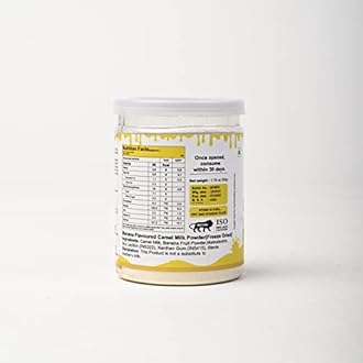 Monch Camel Milk Powder - Camel Milk Powder For Height Growth - Freeze Dried, Banana Flavour (50g, Pack of 1)