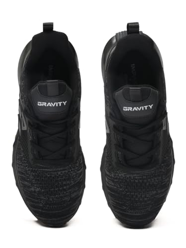 Image of Impakto Gravity Running Shoes for Men | Lightweight & Breathable Sports Shoes | Soft Cushioned Insole | Anti Skid EVA Sole | Laceup Shoes for Jogging, Walking, Gym & Casual Outings