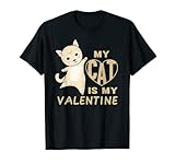 il mio gatto è il mio gatto carino di san valentino per san valentino maglietta
