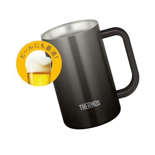 サーモス 真空断熱ジョッキ JDK-601C BK