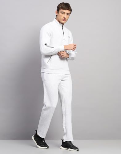 Image of Monte Carlo Mens Regular Fit Solid Collar Neck Full Sleeves Winter Tracksuit| Men Track Suit | Stylish Sportswear Set with Jacket and Lower | Activewear Set For Men's (Pack Of 1)