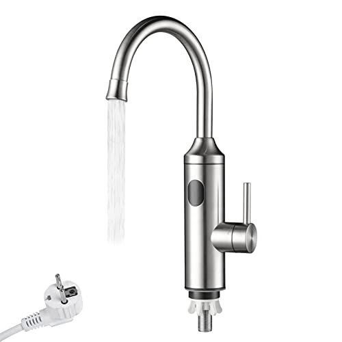 exibição digital, Exibição temperatura água quente instantânea 3300W, Torneira antiderrapante girató