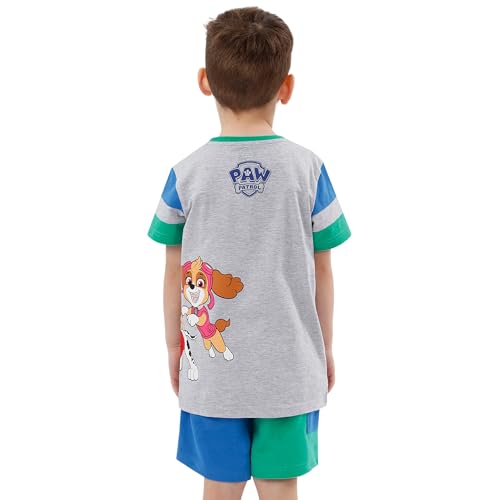 Ensemble short tee shirt garçon Paw Patrol idéal pour les jeux au parc et les vacances - 4