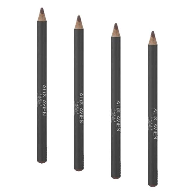 ALIX AVIEN Uzun Süre Kalıcı Dağılma Yapmayan Nemlendirici Dudak Kalemi - Lipliner Pencil 05 Milky Cocoa (4 paketi)