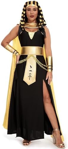 gold dress shein Cleopatra Terracotta Gold Short Linen Dress – THÏAB main image 0
