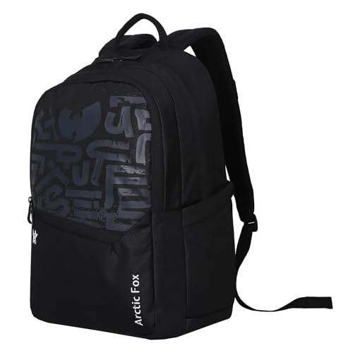 Arctic Fox Lingo Black 30 Liters, 15.6 inch Laptop Backpack for Men and Women