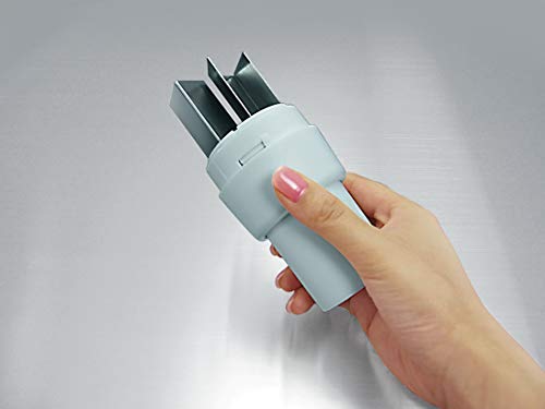 Simposh Mini Chopper | Compact Manual Food Chopper Cutter Mincer For Garlic Nuts Ginger Herbs Parsley Chili Peppers Mushroom | Sharp Stainless Steel Blades | Self-Contained Base To Hold & Chop Food #TOP4