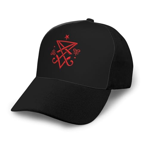 Occult Sigil of Lucifer Satanic Unisex Classic Adjustable Curved Brim Baseball Cap, Trucker Hat