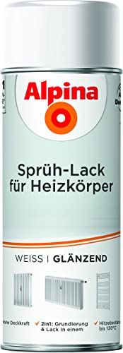 Preisvergleich Produktbild Alpina Sprüh-Lack für Heizkörper 400ml glänzend