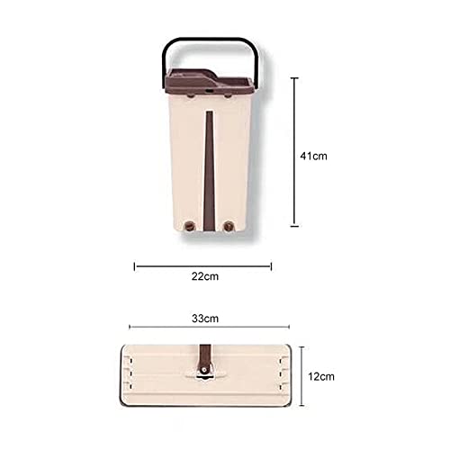 fregona Piso MOP Cerámica Tile Limpieza Herramienta Microfibra Mater Cerámica Lavado Mano Lavado Hogar 360 Grado ACENDIBLE 2pcs mop (Color : 2 mops Pads)