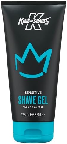 King of Shaves Sensitve Shaving Gel, Low Foam for a Refreshing and Precise Shave 5.92 fl oz