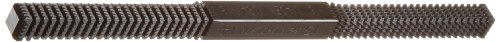 Nicholson Hand File, Thread Restoring, Thread Teeth, Square, Regular Bolt, 6" Length