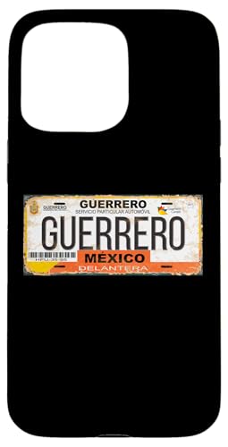 Guerrero Mexico License Plate Mexican Travel Vacation Beach �X�}�z�P�[�X iPhone 15 Pro Max �p