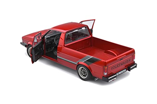 solido S1803508 1:18 1982 VW Caddy MK1-Custom Red Volkswagen miniatura 5