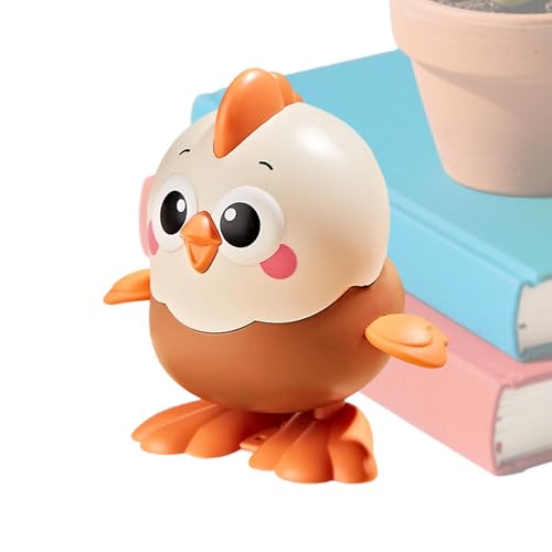 Imagen de Juguetes De Cuerda para Niños Animales De Dibujos Animados Lindos Que Saltan Y Caen De Pollo De 3