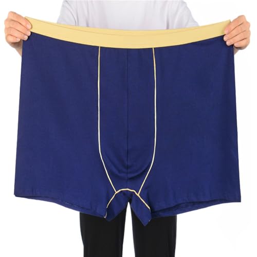 Plus Size Soft Underwear for Men Big Oversized Boxer Briefs Fat Boys Inner Pants Flex Fit Underpants 3 Pack