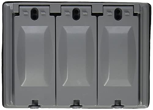 Image of Morris 38922 Electrical Weatherproof Cover, 2-Pack, Grey, 2 Each