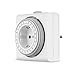 Produktbild REV Zeitschaltuhr Steckdose, mechanisch, 24h,96 Zeiten/Tag, 15Min. max. 3680W, weiss
