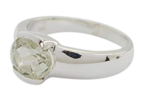 Bague en Argent Sterling et améthyste verte RIYO - 2