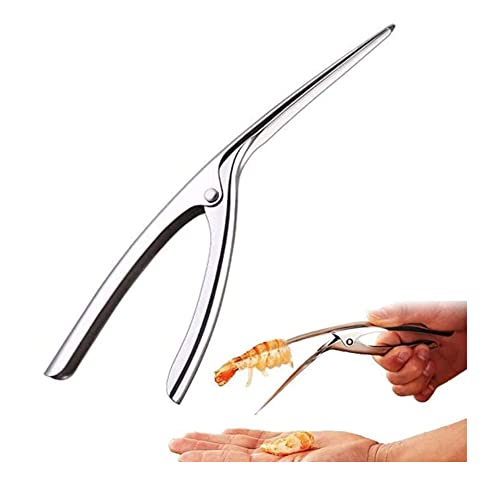 Pelador de Gambas Acero Inoxidable Pelador Camarones Pelar Camarones FáCil Y RáPido, Pinzas Herramientas, MáQuina Peladora Camarones