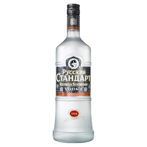 Russian Standard Vodka| 40% ABV | Classically Styled, Exceptionally Smooth | Premimum Russian Vodka | Cocktails (Single Bottle 1L)