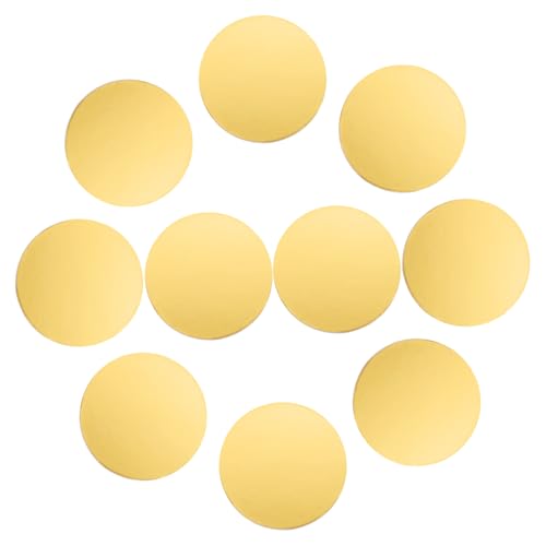 MUCKLILY 20Pcs Round Cake Boards Cake Displaying Accessories for Birthdays Weddings Desserts for Mousse Cupcakes Pastries Elegant Baking Supply