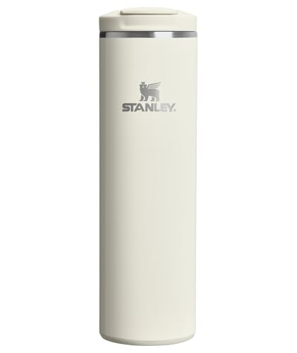 Image of STANLEY Transit FlipTop Mug | Leakproof Coffee Travel Cup | Vacuum Insulated Stainless Steel | Stays Hot or Cold for Hours | BPA-Free | 16 oz | Cream Gloss