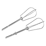 ComfyHarbor W10490648 Handmixer-Schlägel Ersatz für KHM2B Turbo, Edelstahl-Schneebesen-Aufsätze passend für KHM3 KHM5 KHM7 KHM9 Serie, 2 Stück