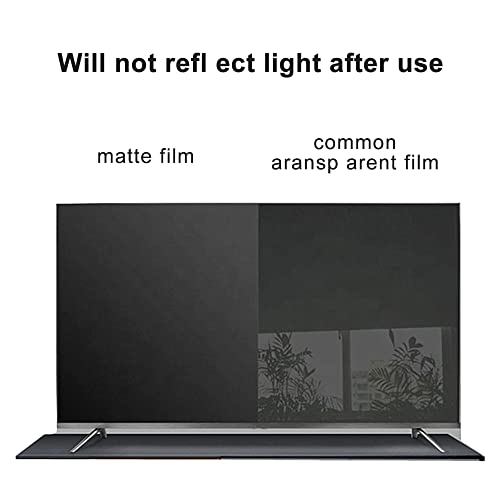 Anti Blue Light 43-55 Inch TV Screen Protector Film, Dust-proof and Scratch-proof Waterproof Oil Relieve Eye Strain, for Samsung, Hisense, Lcd, Led Etc / 43in942x529mm