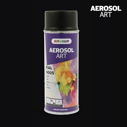 DUPLI-COLOR AEROSOL ART RAL 9005 Tiefschwarz matt 400 ml - Sprühfarbe – Ansicht 2