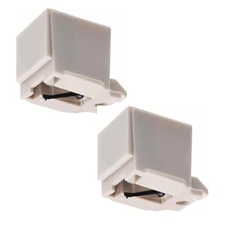 2 Pack White Replacement Stylus for Audio-Technica ATN3600L & Compatible Cartridges – Compatible for AT-LP60/X, LP60XBT, LP2D, Crosley, Victrola & More Turntables - Les Beatles, Paul McCartney, John Lennon, RIngo Starr, George Harrison