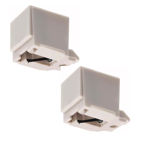 2 Pack White Replacement Stylus for Audio-Technica ATN3600L & Compatible Cartridges – Compatible for AT-LP60/X, LP60XBT, LP2D, Crosley, Victrola & More Turntables - Les Beatles, Paul McCartney, John Lennon, RIngo Starr, George Harrison 2 Pack White Replacement Stylus for Audio-Technica ATN3600L & Compatible Cartridges – Compatible for AT-LP60/X, LP60XBT, LP2D, Crosley, Victrola & More Turntables