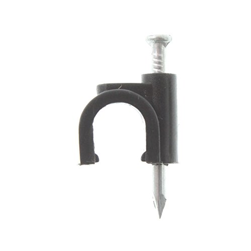 Leviton C5812 - Clips de cable coaxial, 10 unidades por paquete