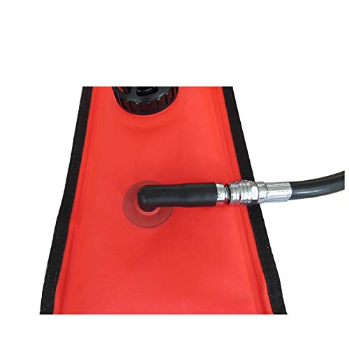 Namvo Connettore Per Gonfiaggio SMB Subacquea - Ugello Valvola Unidirezionale In Rame Nichelato 44mm Per Boa Di Segnalazione - 2