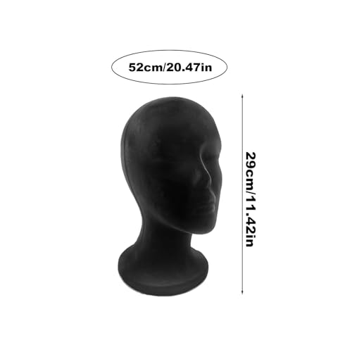 Cabeza de maniquí contra enredos: soporte de espuma duradero 3