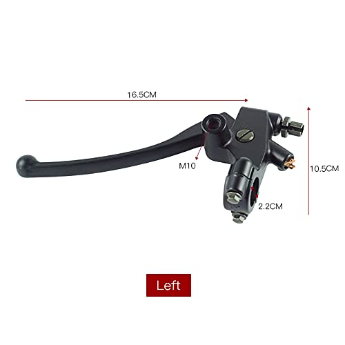 Leva frizione freno moto Leva della pompa idraulica per motocicletta con cilindro freno anteriore da 7/8" e 22 mm