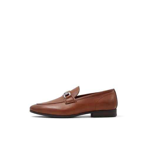 Aldo Men's Mullberry Loafers, Wide, Cognac, 9