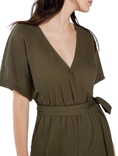 Mono largo escote cruce Springfield para mujer en diseño elegante de una pieza 5