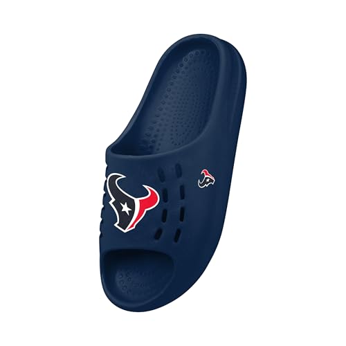 Image of FOCO Men's NFL Team Big Logo Molded Chunky Slide Sandals | Casual Sandals
