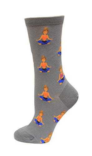 HOTSOX Womens Meditation Socks 1 Pair, Shoe Size: 9-11