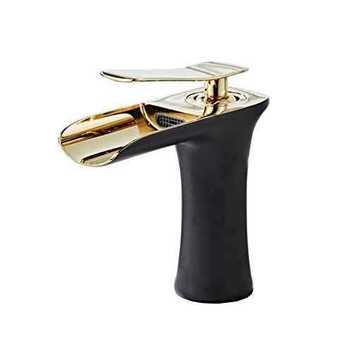 Robinet noir de salle de bain pour vasque et lavabo vintage
