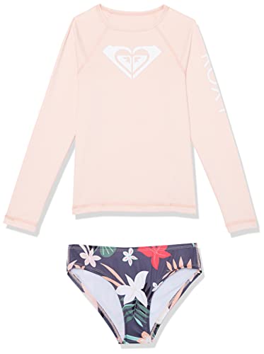 Roxy Girls Whole Hearted Long Sleeve Rashguard Set