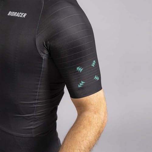 Maillot de cyclisme été coupe aérodynamique Epic noir