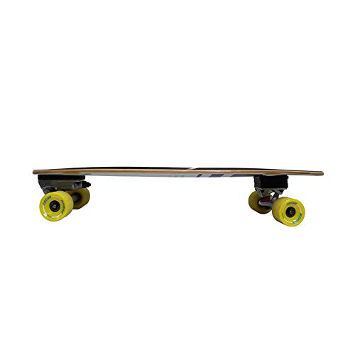 Focus - Speedy Surf Skateboard Dynamic Agility and Turnability with Its Pointy Nose and Tail Shape.