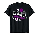 Asexuelle Identität Pride Funky Unterstützender Spruch T-Shirt