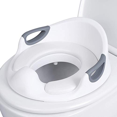 Best Goods Kids Toilet Seat Potty Trainer Seat Siège de toilette pliable pour les déplacements, siège de toilette portable avec sac de rangement et housses de siège de toilette